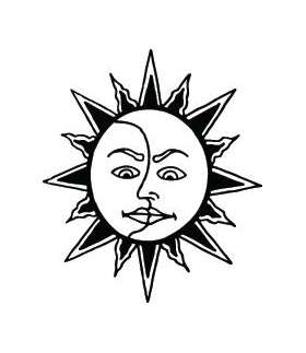 Sun Sticker 165