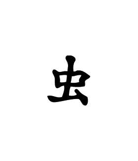 Kanji Symbol, Insect