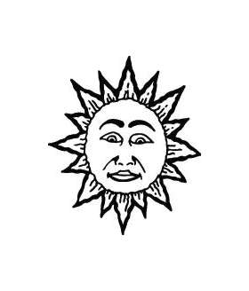 Sun Sticker 181