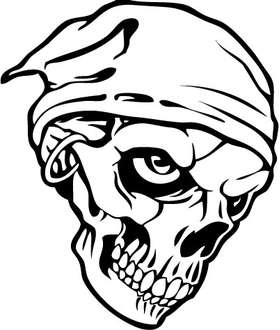 Skull 40 Sticker
