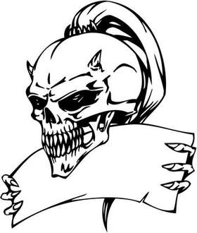 Skull Sticker 202