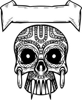 Skull Sticker 297