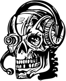 Skull Sticker 157