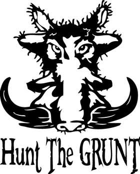 Hunt the Grunt Sticker