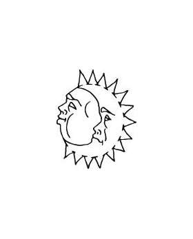 Sun Sticker 130