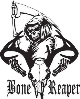 Reap the Bone Reaper and Skull Sticker 3