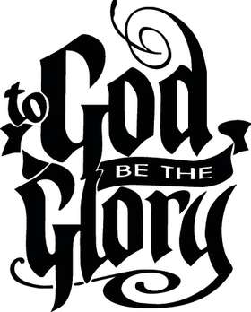 Glory to God Sticker 2016