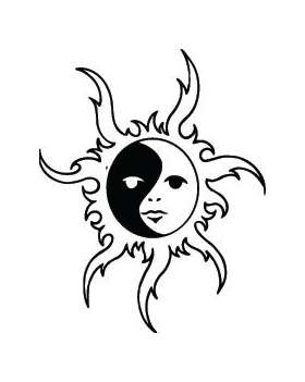 Sun Sticker 343
