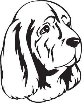 Sussex Spaniel Dog Sticker