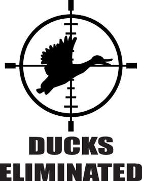 Ducks Eliminated Sticker 3