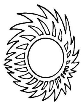 Sun Sticker 193