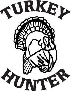 Turkey Hunter Sticker
