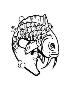 Fish Sticker 254