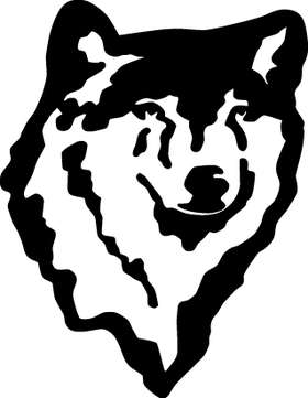Wolf Head Sticker 4