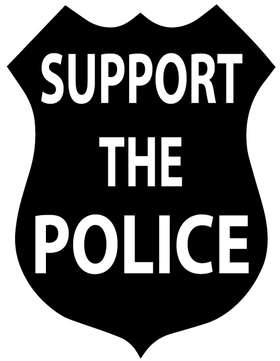 Support the Police Sticker