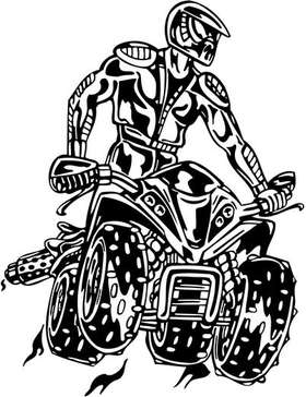 ATV Riders Sticker 11