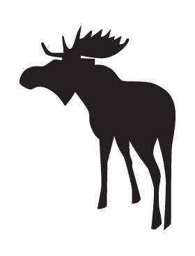 Moose Sticker 25