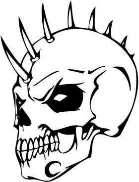 Skull Sticker 128