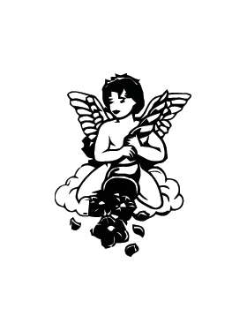 Angel Sticker 1165