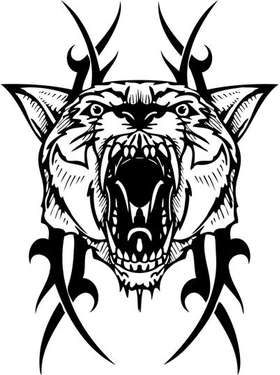 Tribal Predator Sticker 14