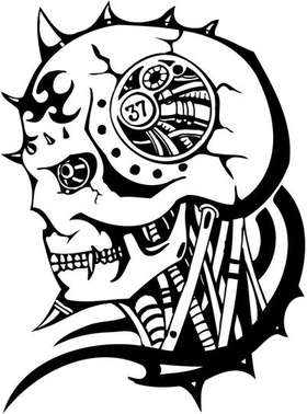 Skull Sticker 2