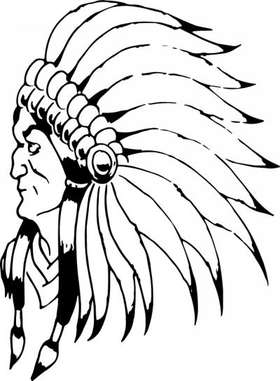 Native American Sticker 42