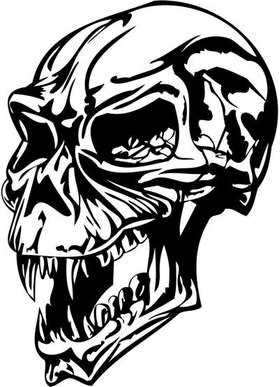 Skull Sticker 163
