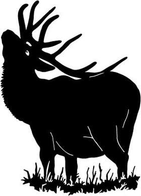 Elk 6 Sticker
