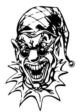 Clown 24 Sticker