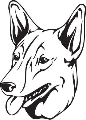 Australian Kelpie Dog Sticker
