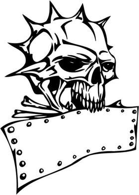 Skull Sticker 199