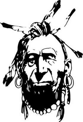 Native American Sticker 118