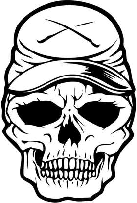 Skull 8 Sticker
