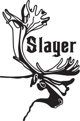 Slayer Caribou Sticker