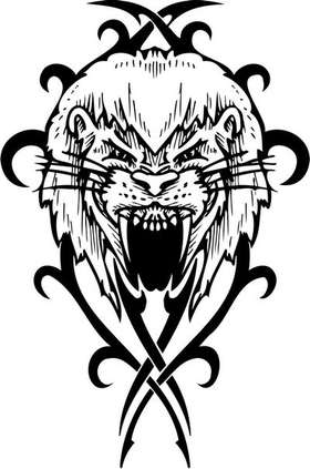 Tribal Predator Sticker 25