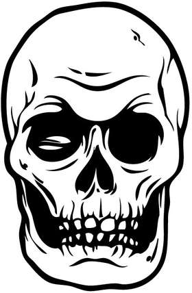 Skull 51 Sticker
