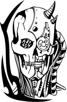 Skull Sticker 9