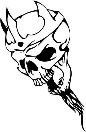 Skull Sticker 89