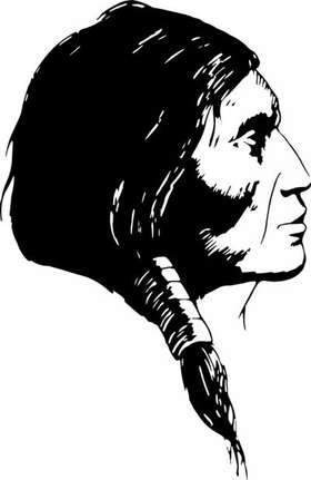 Native American Sticker 71