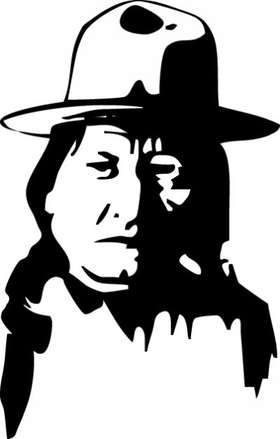 Native American Sticker 7