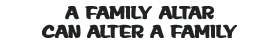 Family Altar Sticker 4076
