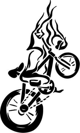 BMX Rider Sticker