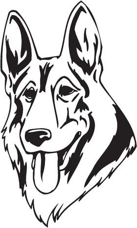 German Shepherd Dog Sticker