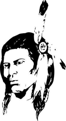 Native American Sticker 64