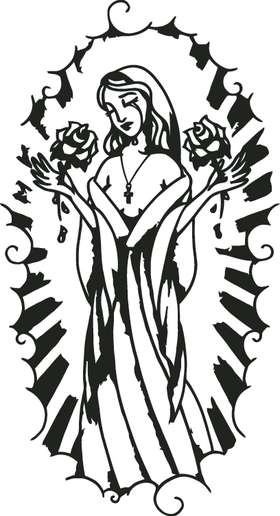 Holy Woman Sticker 4114