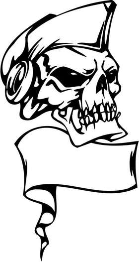 Skull Sticker 210
