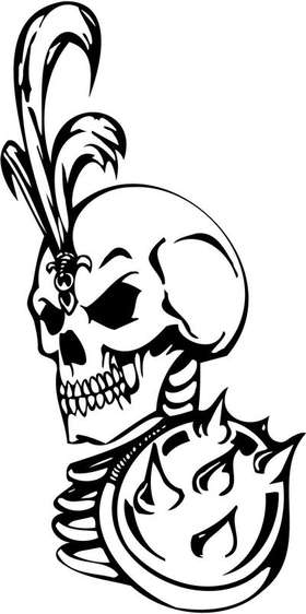 Skull Sticker 79