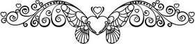 Butterfly Heart Sticker 31