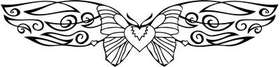 Butterfly Heart Sticker 23