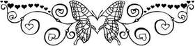 Butterfly Heart Sticker 47